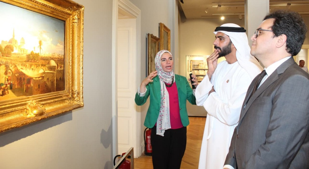 وزير الثقافة المصري ونظيره الإماراتي