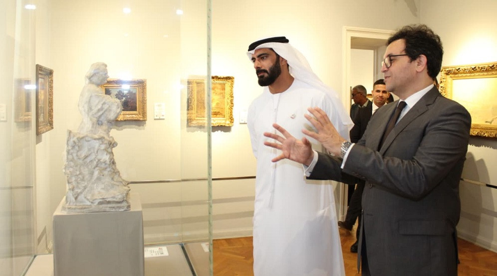 وزير الثقافة المصري ونظيره الإماراتي