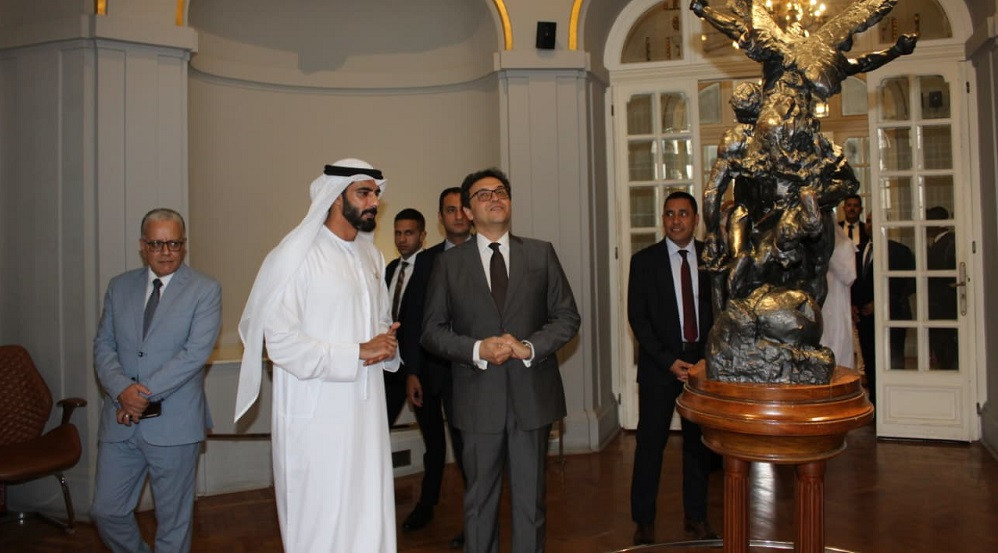 وزير الثقافة المصري ونظيره الإماراتي