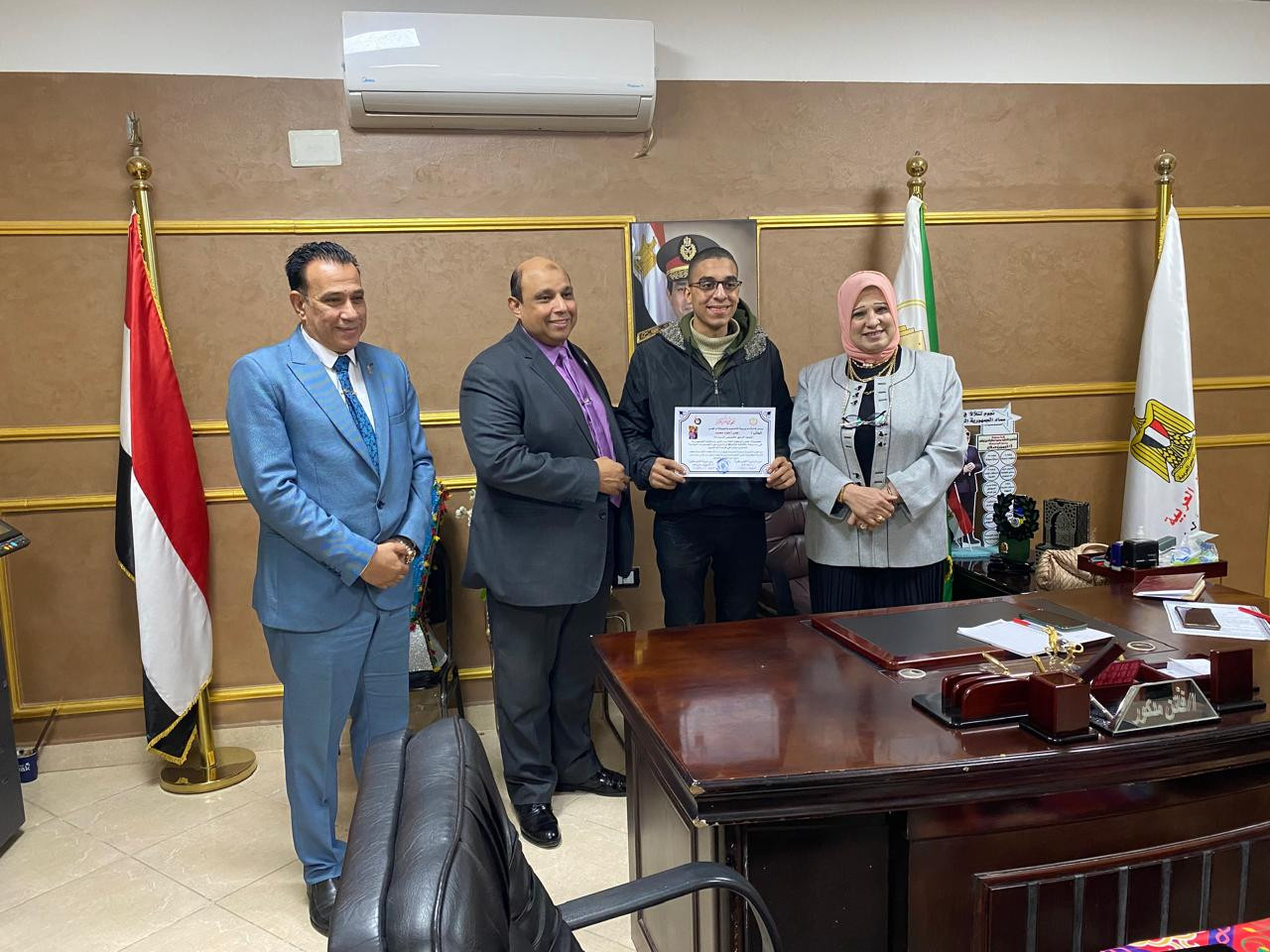 ي زيارة ميدانية إلى مصادر توفير التغذية الكهربائية لمشروعات الدلتا الج