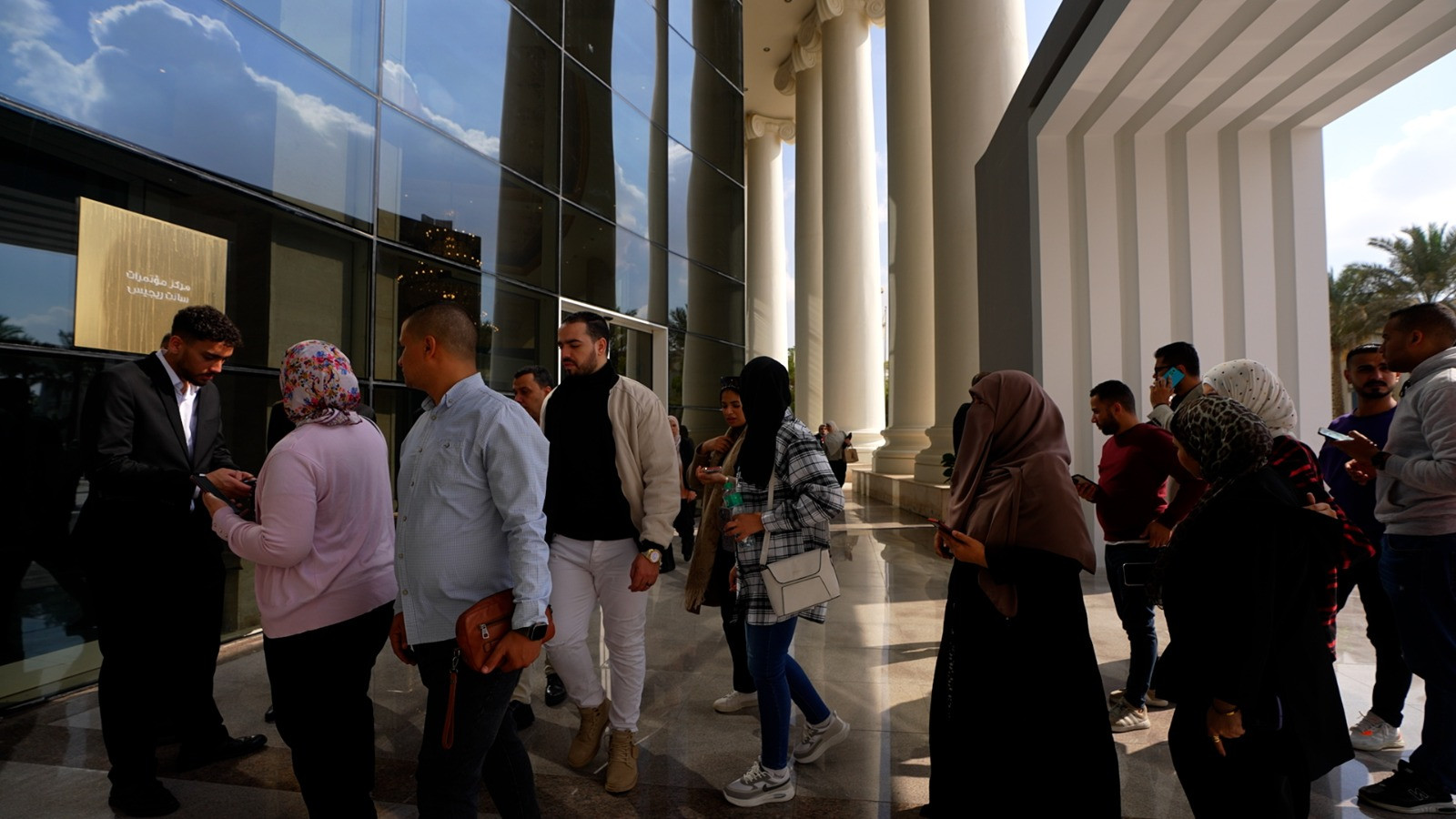 اقبال على المؤتمر