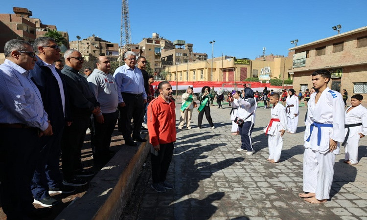 محافظ الجيزة يطلق المهرجان الرياضي الأول للكيانات الشبابية