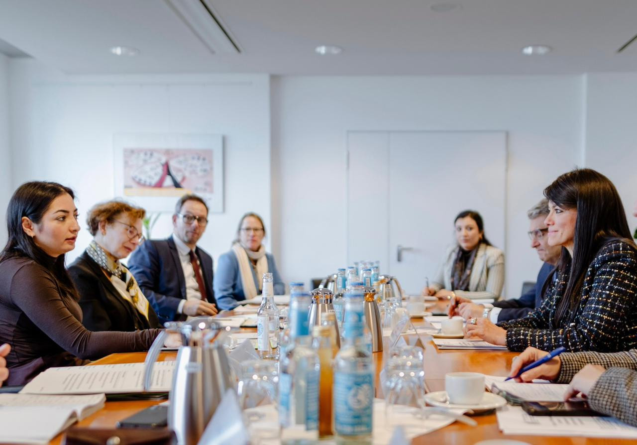 رانيا المشاط ونظيرتها الألمانية