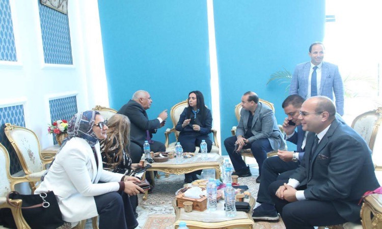 دكتورالزملوط يستقبل وزيرة التضامن الاجتماعي في مستهل زيارتها الأولى لل