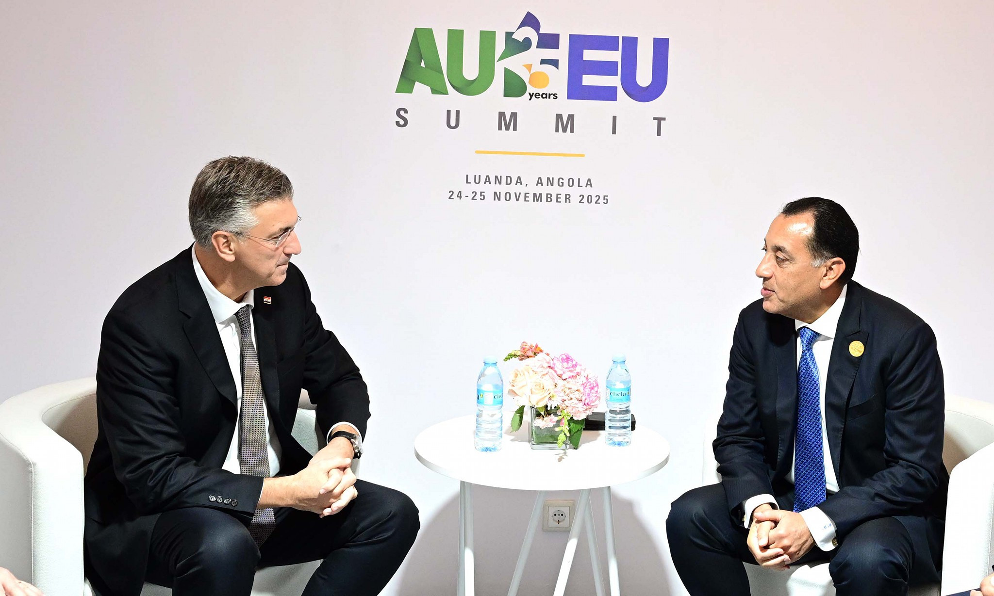 رئيس الوزراء ونظيره الكرواتي