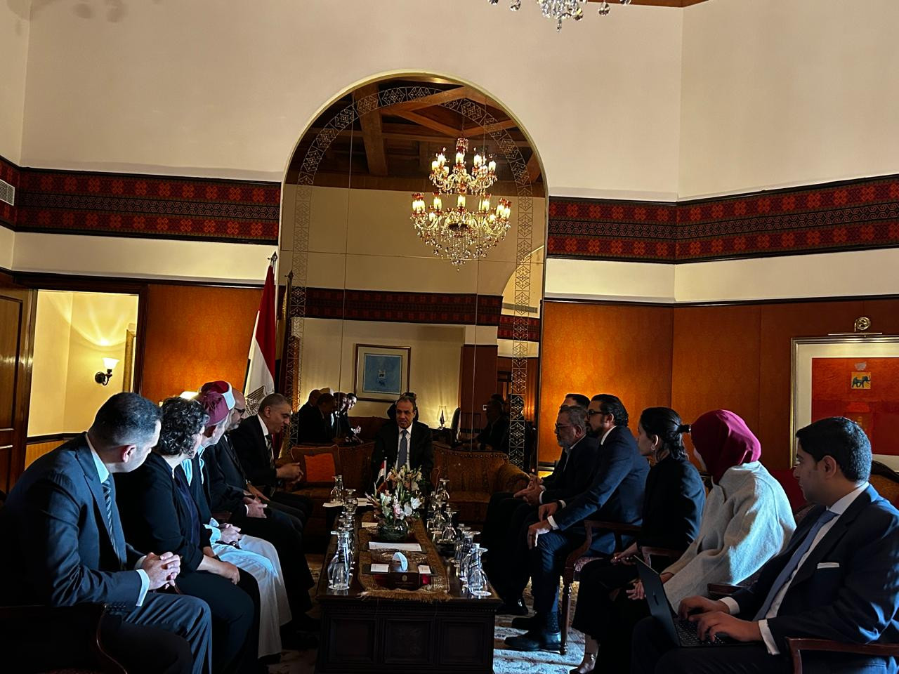 التقى الدكتور بدر عبد العاطي وزير الخارجية والهجرة وشئون المصريين بالخ