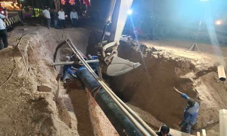 محافظ أسوان يكلف معاونه لمتابعة أعمال مشروع إحلال&nbsp;وتجديد خطوط مياه الش