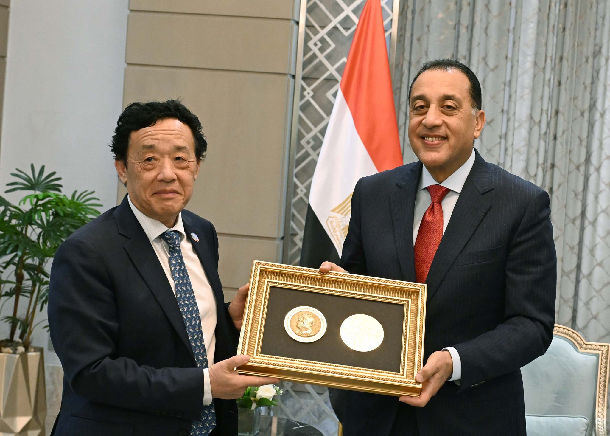 رئيس الوزراء ومدير الفاو