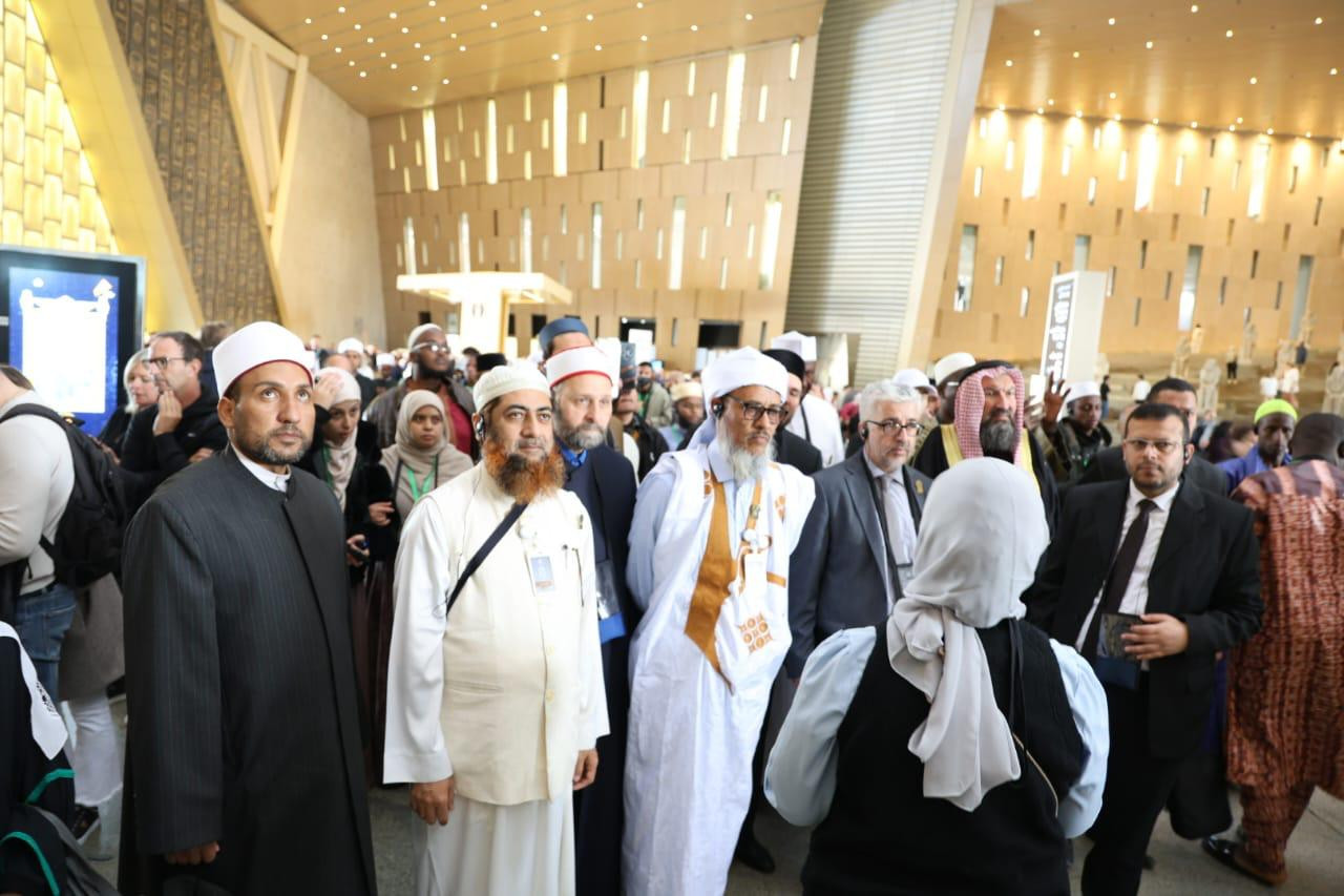 وزير الوقاف بالمتحف المصري الكبير