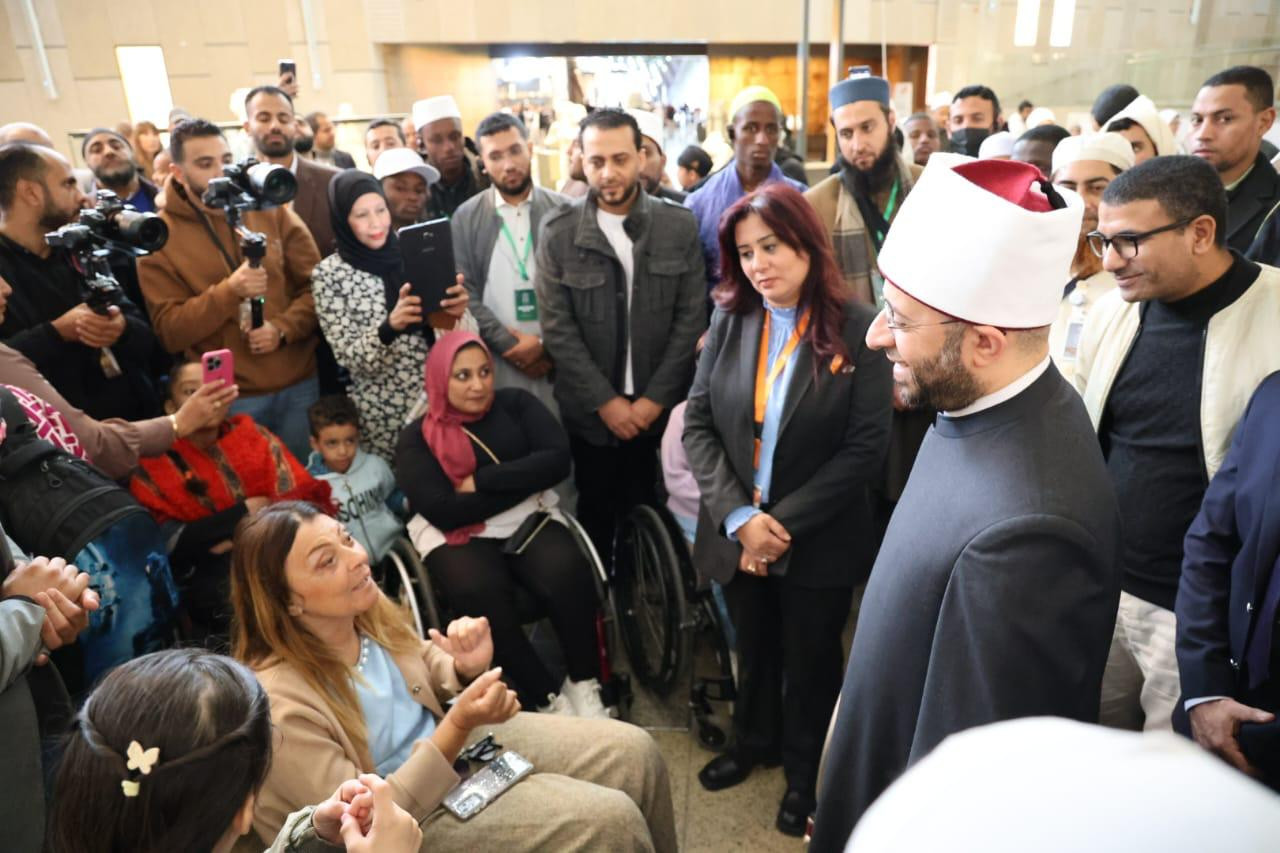 وزير الوقاف بالمتحف المصري الكبير