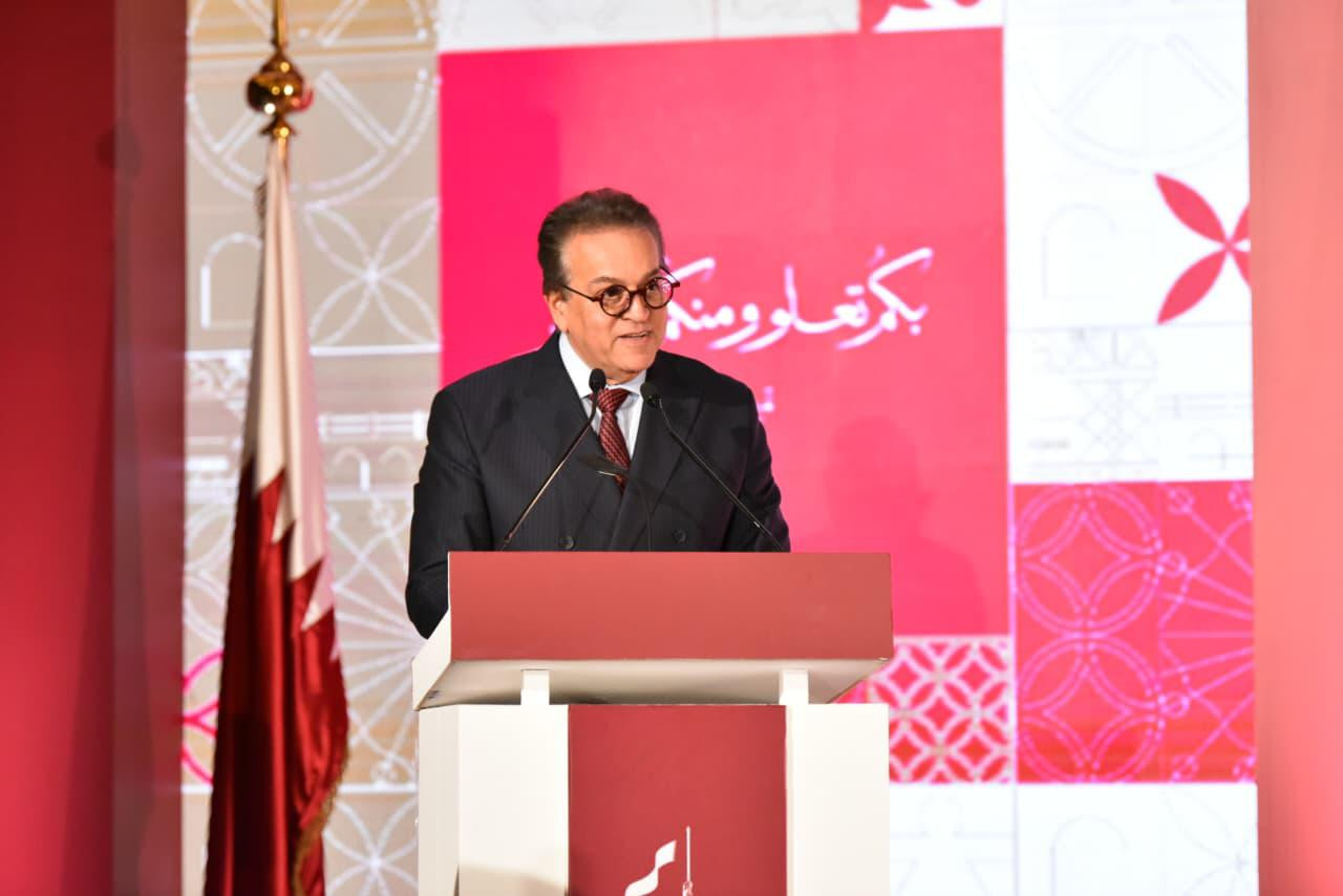 وزير الصحة في احتفال قطر بعيد التأسيس