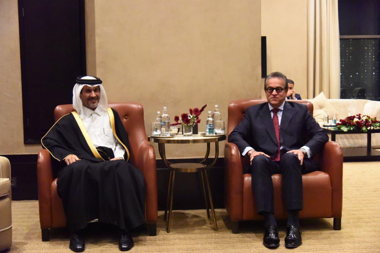 وزير الصحة في احتفال قطر بعيد التأسيس