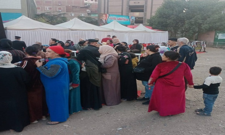 بالصور.. السيدات يتصدرن المشهد الانتخابي في القليوبية