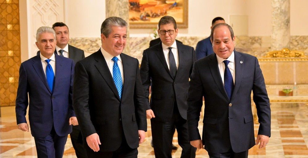 السيسي ومسرور بارزاني