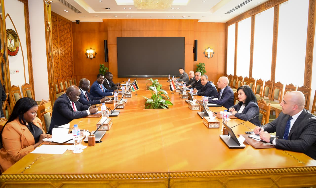 وزير الخارجية المصري ووزير خارجية جنوب السودان