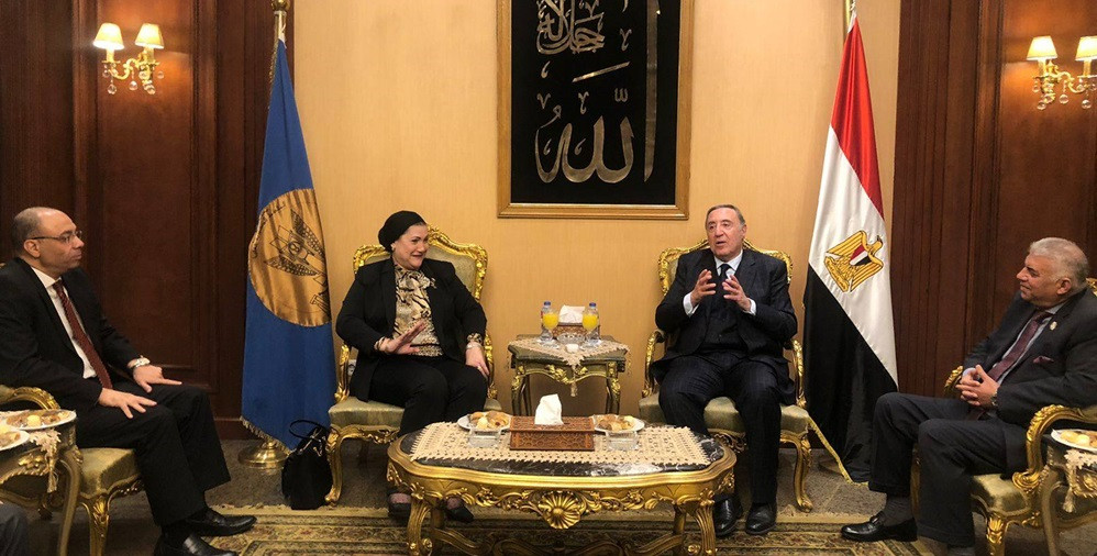 السنباطي تزور المحكمة الدستورية العليا