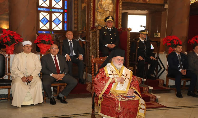 محافظ القاهرة يشهد احتفال بطريركية الروم الأرثوذكس بعيد ميلاد المسيح