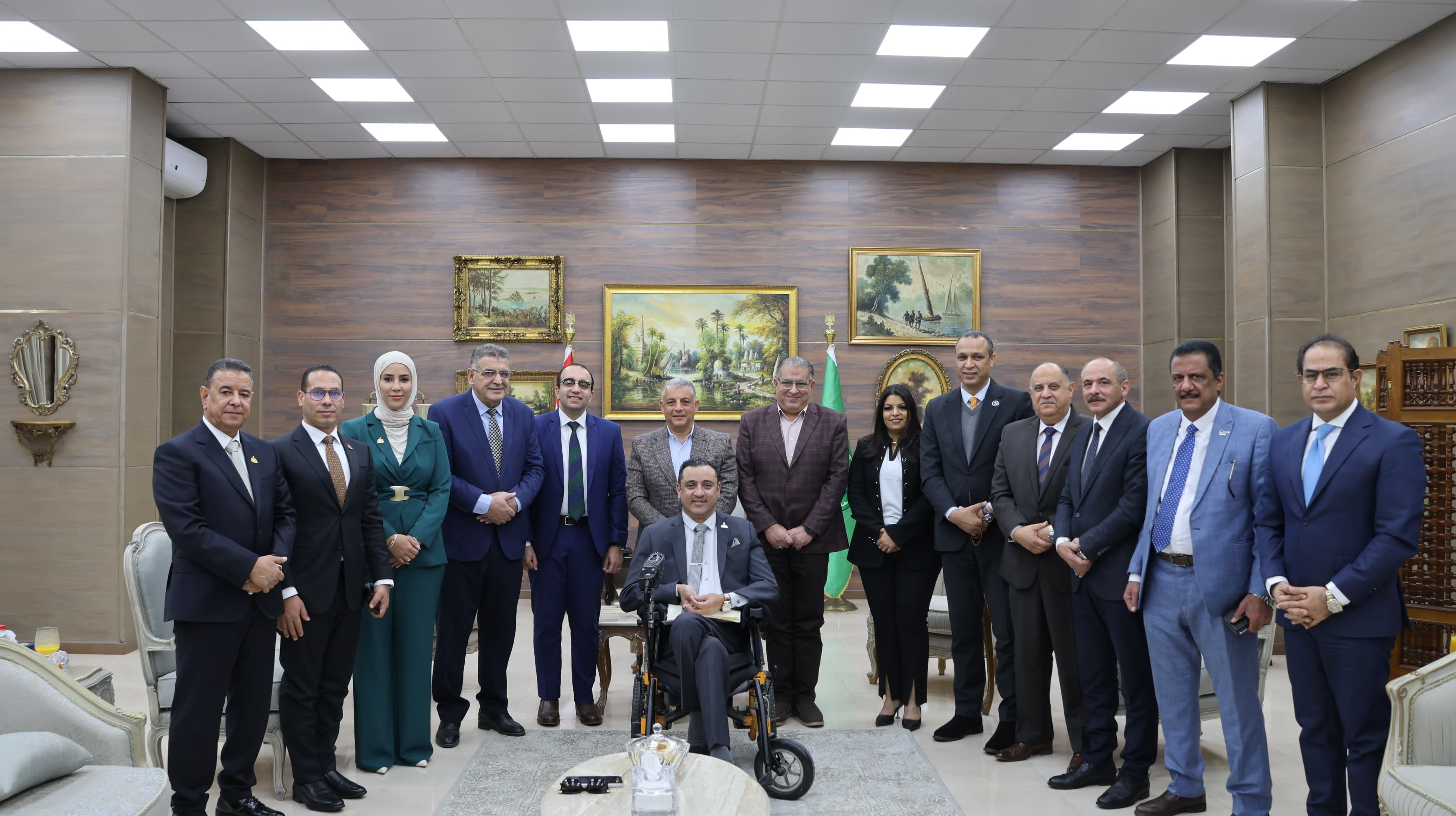 محافظ الإسماعيلية يستقبل نواب الإسماعيلية بمجلسي النواب والشيوخ