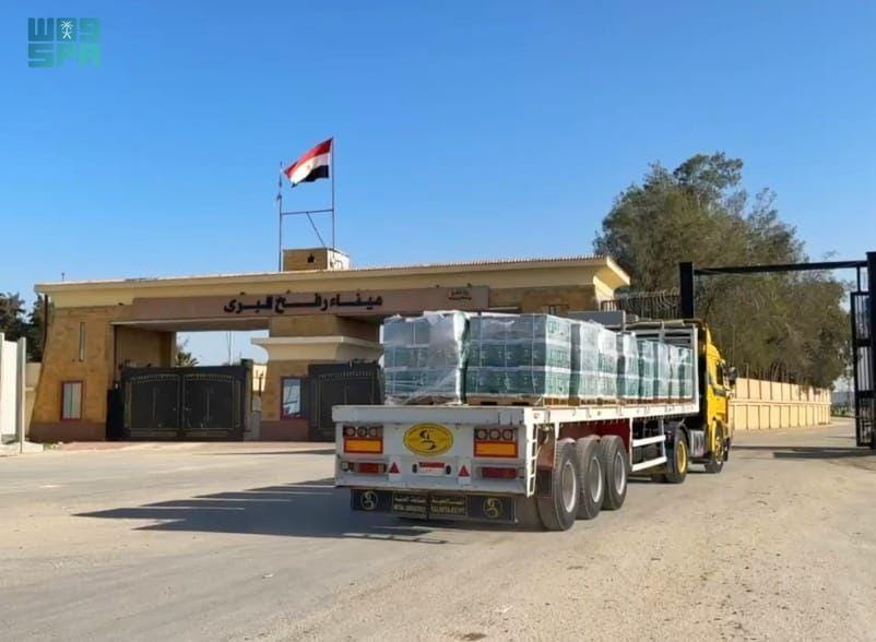 قافلة مساعدات سعودية