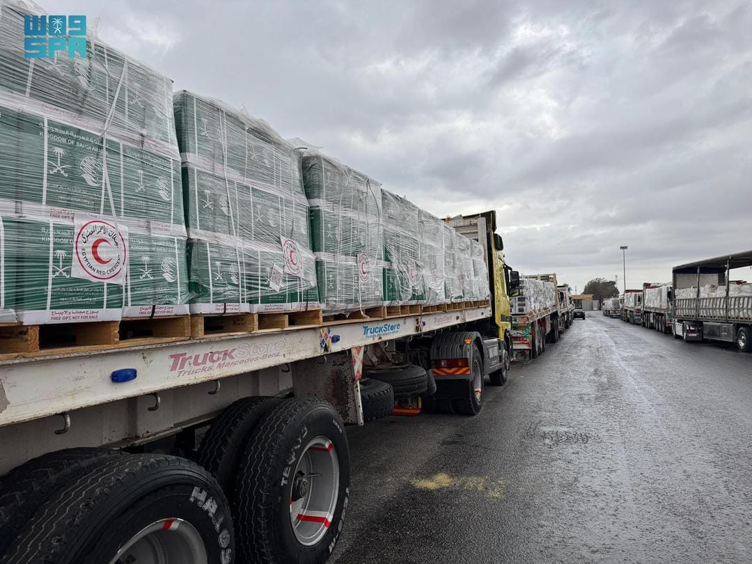 قافلة مساعدات سعودية