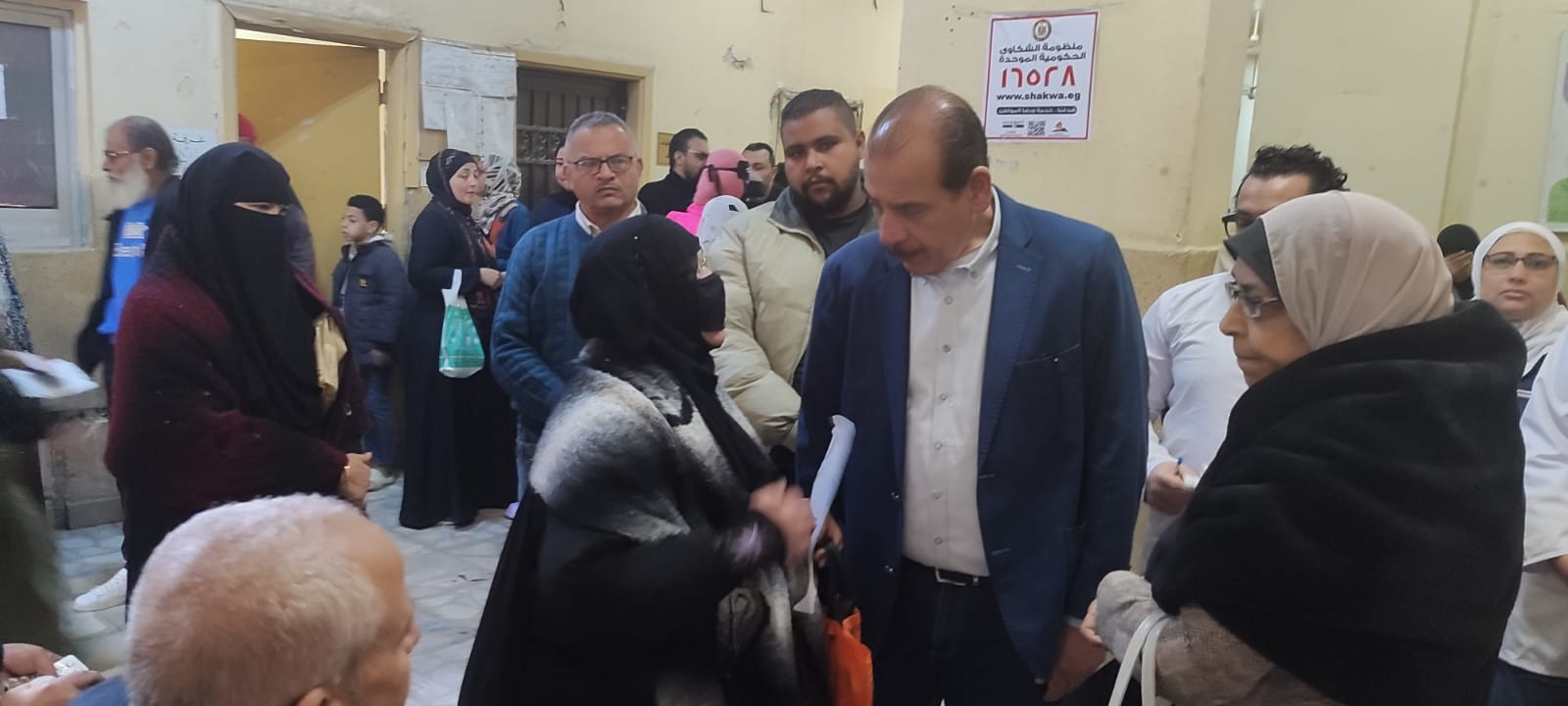 عمرو قنديل بمستشفى حلوان