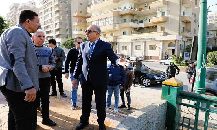 محافظ المنيا يوجّه برفع كفاءة كورنيش النيل ومنع الدراجات النارية