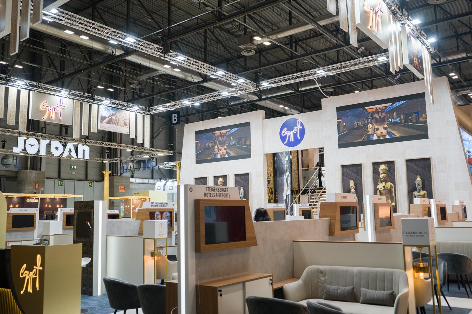 جناح مصر  في معرض اسبانيا