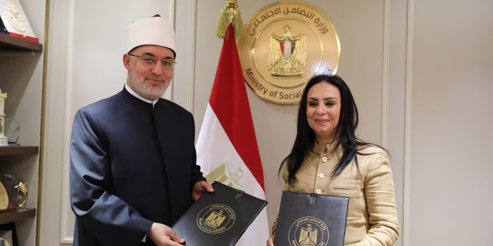 مفتي الجمهورية ووزيرة التخطيط