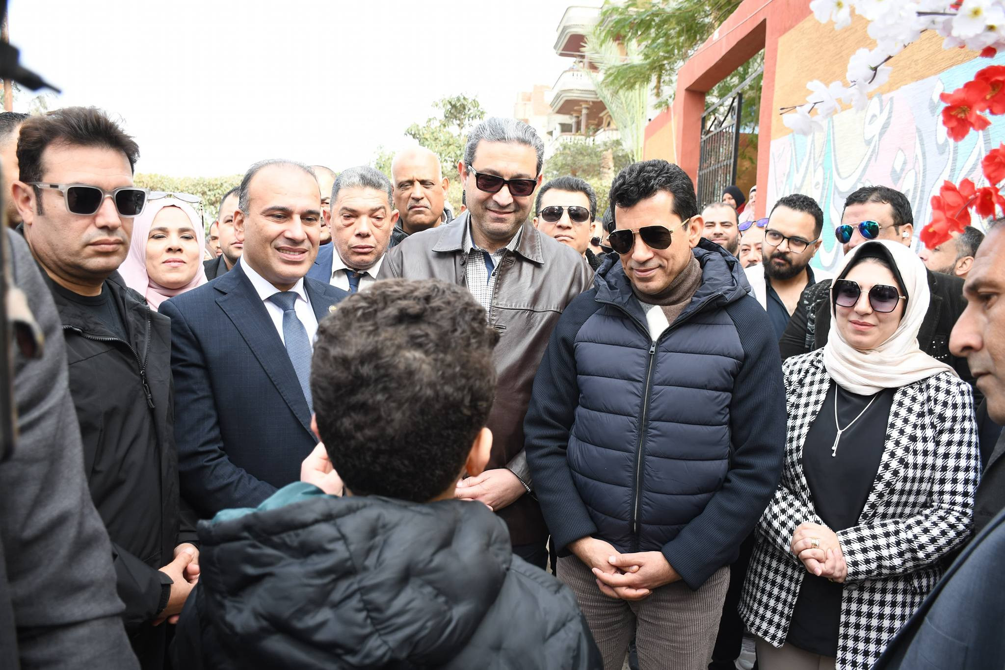 وزير الشباب ومحافظ دمياط