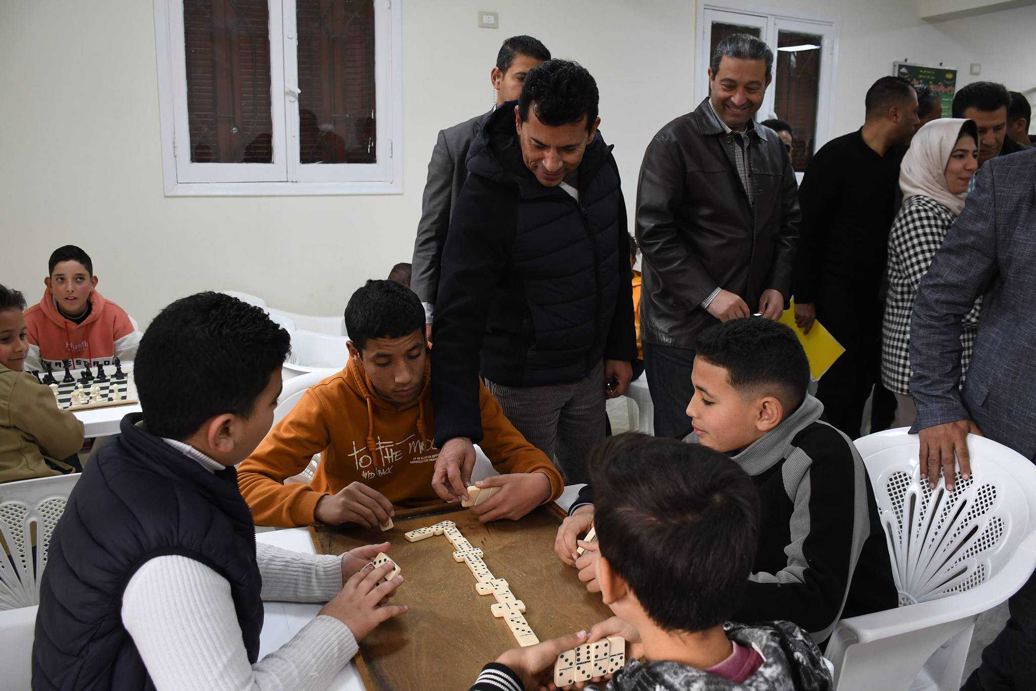 وزير الشباب ومحافظ دمياط