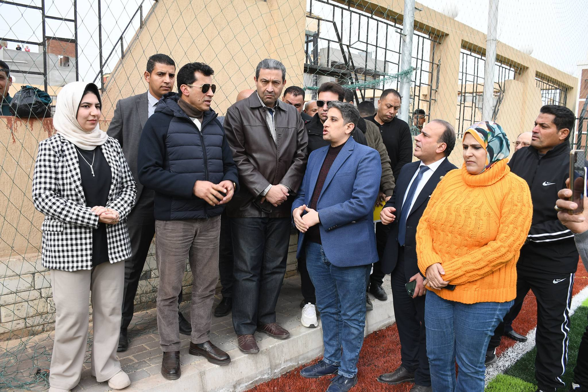 وزير الشباب ومحافظ دمياط