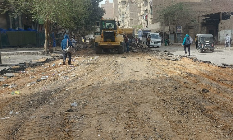 محافظ الجيزة يعلن بدء أعمال تطوير ورصف ورفع كفاءة شارع ناهيا