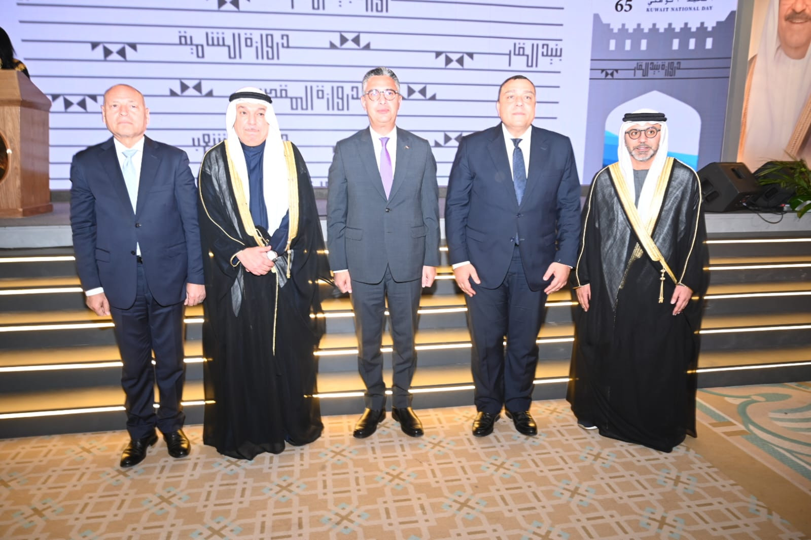 وزير التموين يشارك في احتفال سفارة الكويت بالعيد الوطني