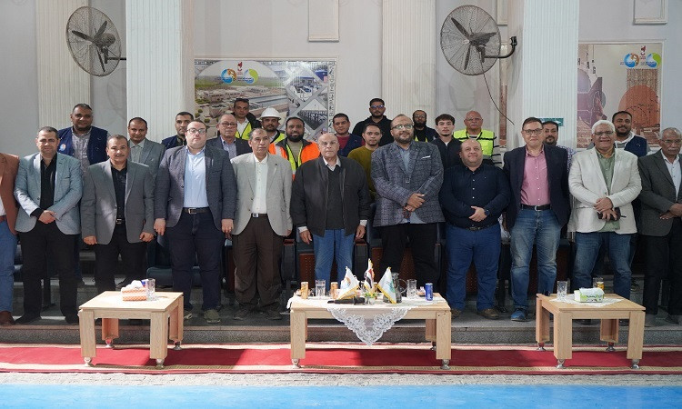 رئيس مياه سوهاج يتفقد أعمال تأهيل وتوسعة محطة مياه غرب سوهاج