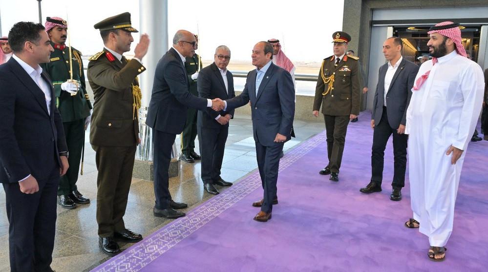 السيسي وولي العهد السعودي