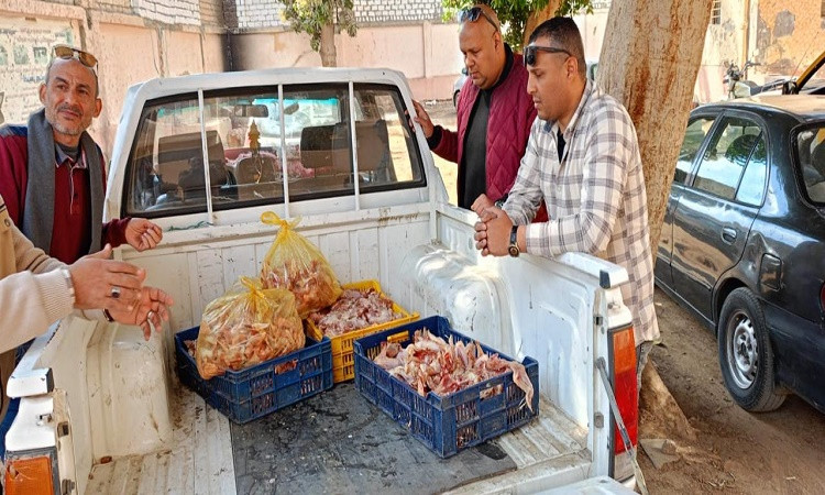 تحرير181مخالفة خلال حملات رقابية بالمنيا وضبط 700 كجم سلع تموينية مدعم