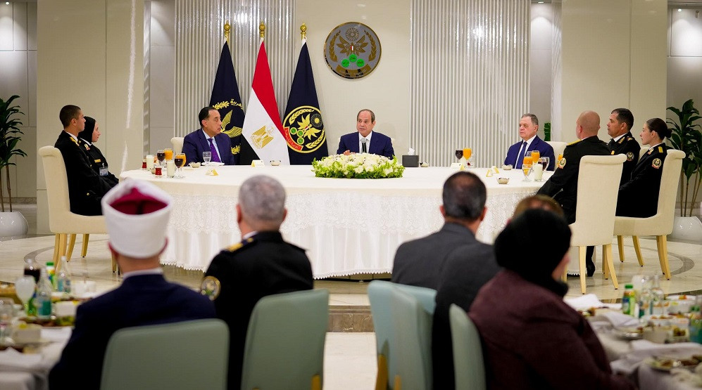 السيسي افطار الشرطة