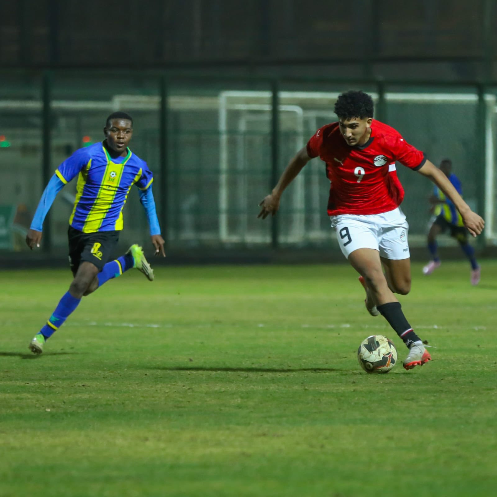 منتخب مصر الناشئين وتنزانيا