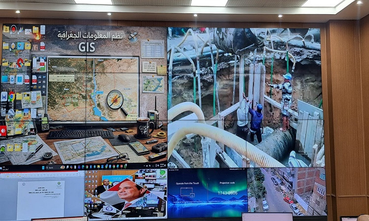 محافظ الإسماعيلية يتابع جهود إصلاح خط طرد محطة رفع صرف صحي بورسعيد