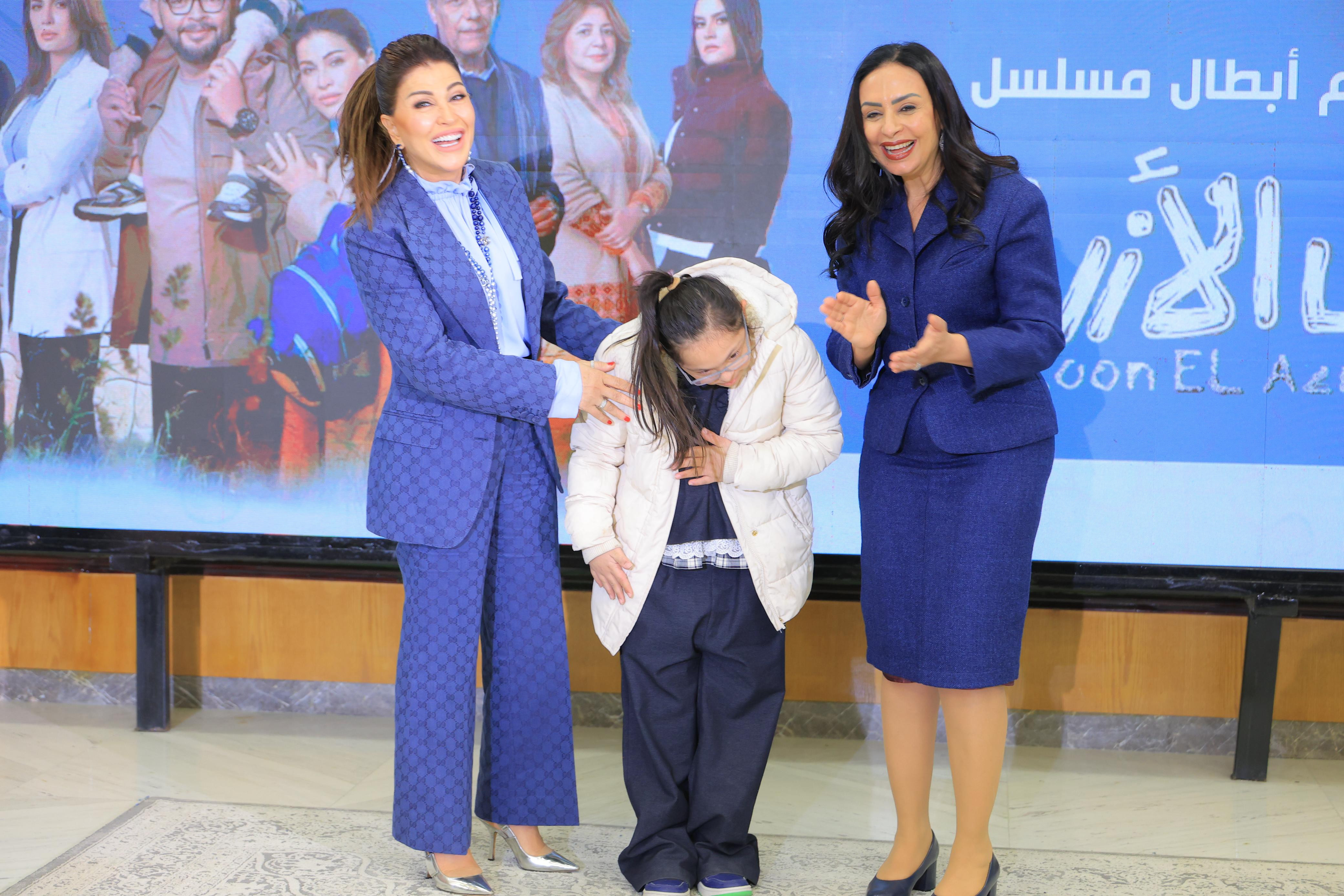 وزيرة التضامن تشهد حفل تكريم أبطال مسلسل 