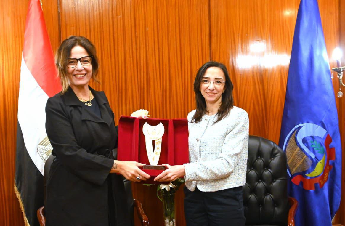 وزيرة الثقافة ومحافظ البحيرة