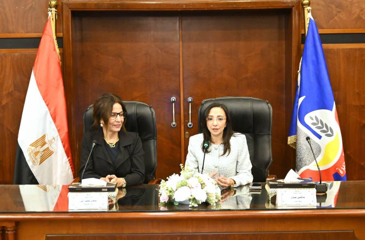 وزيرة الثقافة ومحافظ البحيرة