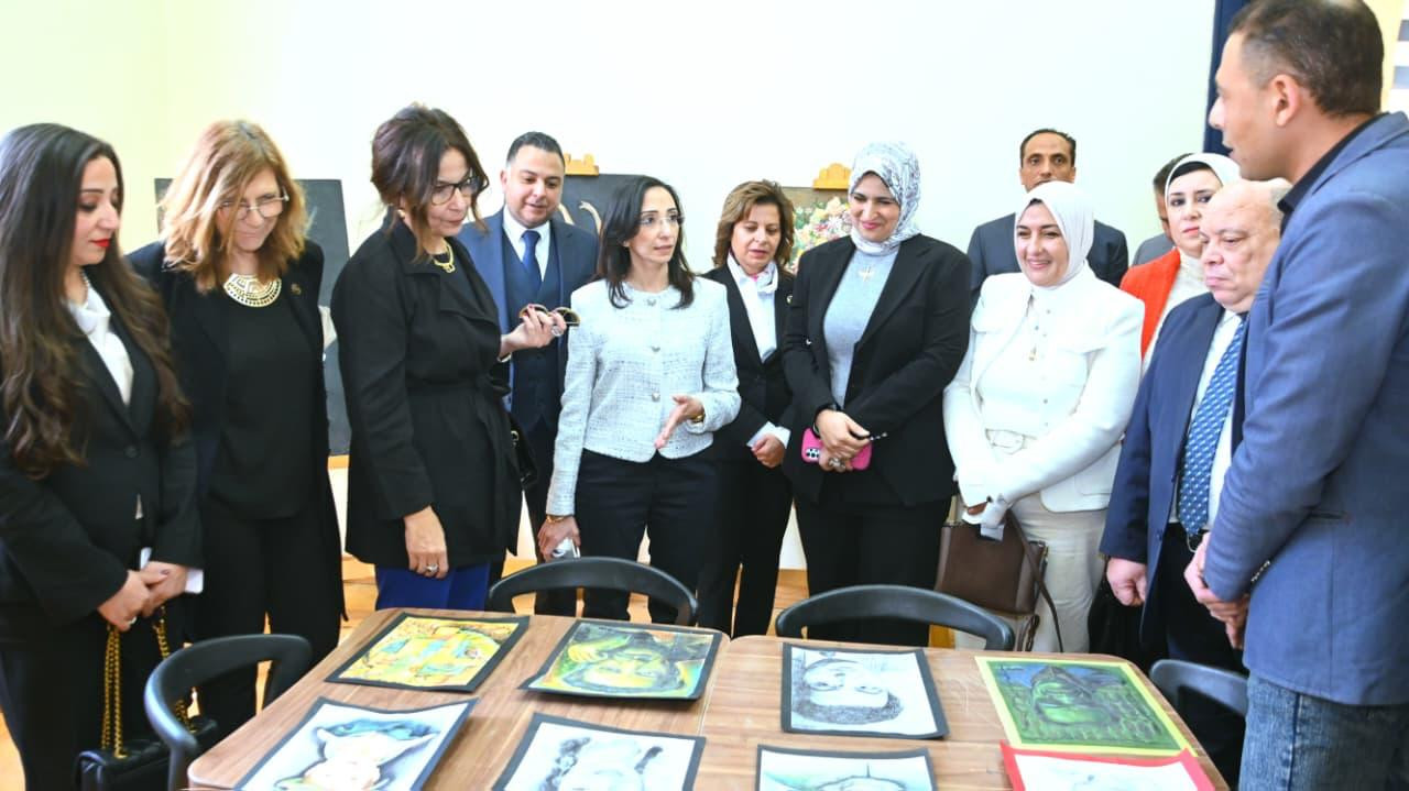 وزيرة الثقافة ومحافظ البحيرة