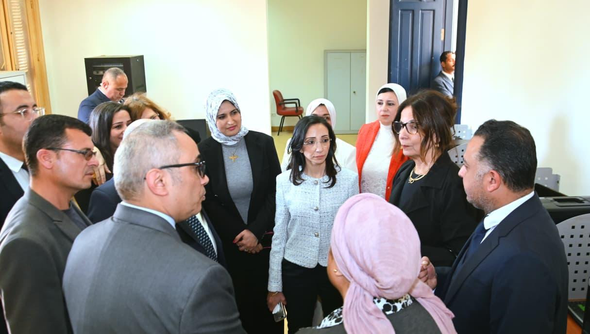 وزيرة الثقافة ومحافظ البحيرة