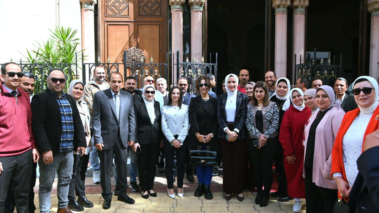 وزيرة الثقافة ومحافظ البحيرة