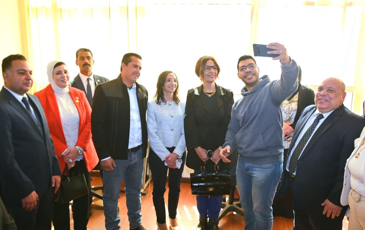 وزيرة الثقافة ومحافظ البحيرة