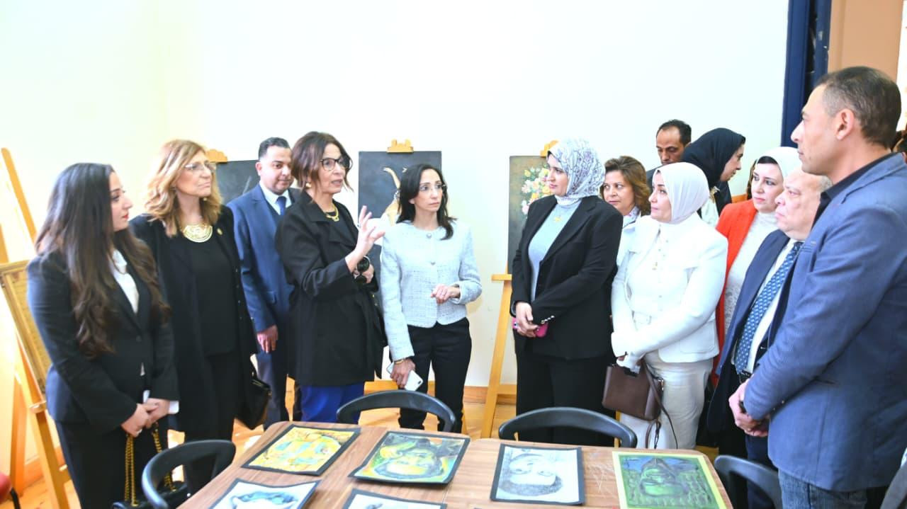 وزيرة الثقافة ومحافظ البحيرة