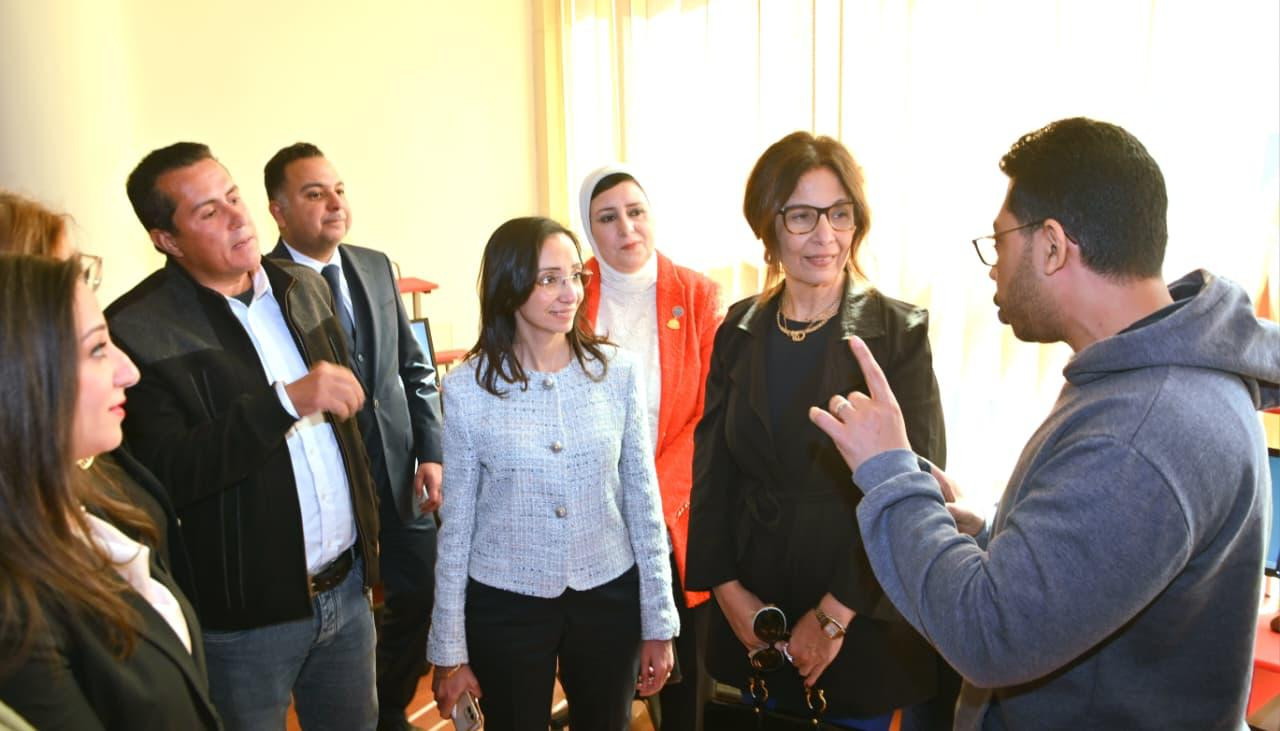 وزيرة الثقافة ومحافظ البحيرة