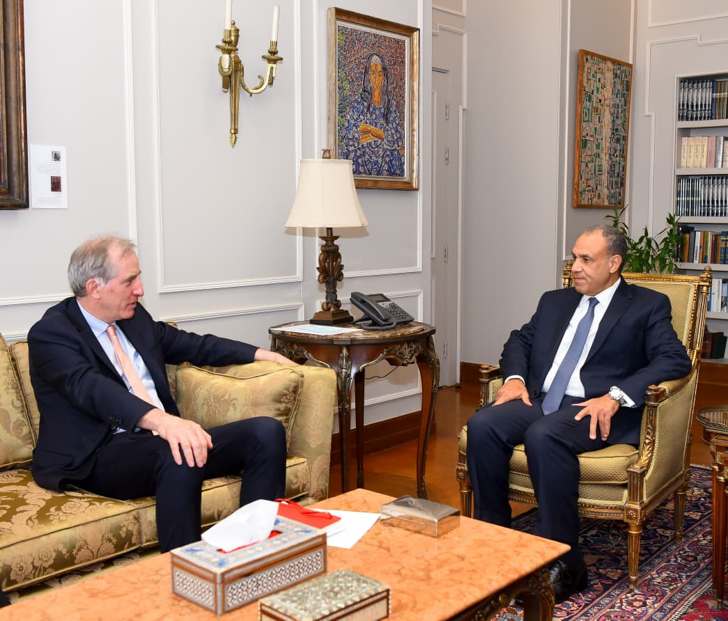 وزير الخارجية مع الممثل الأوروبي
