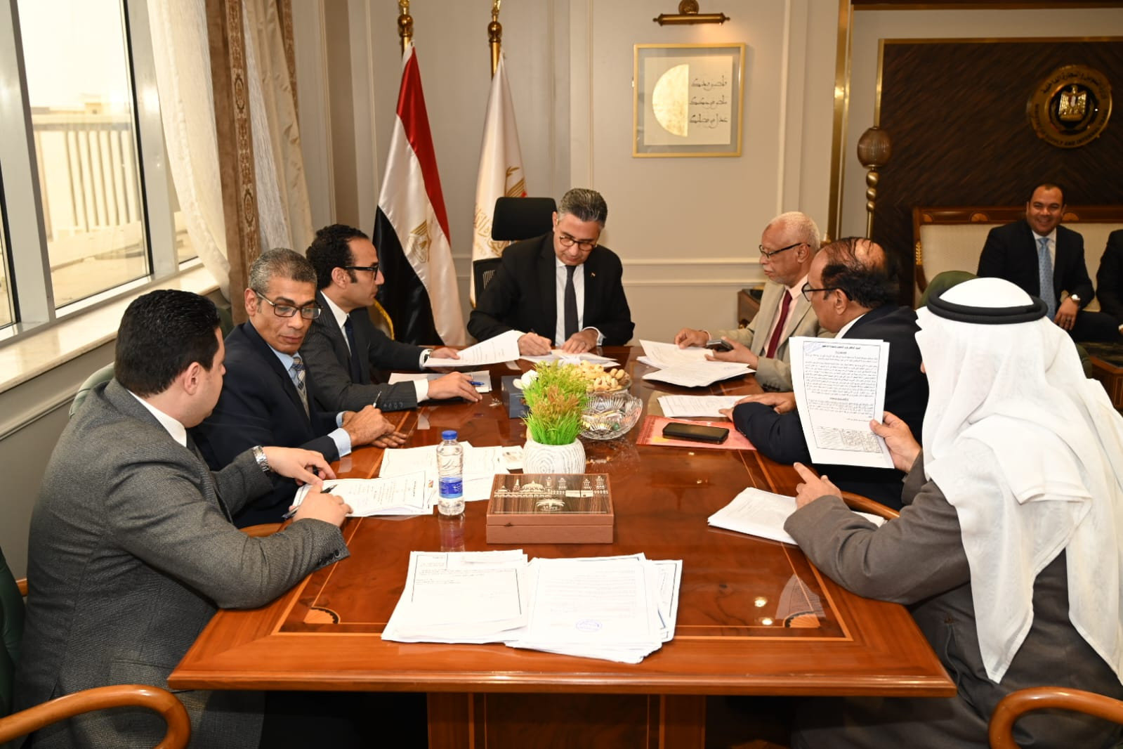 وزير التموين يلتقي أعضاء النواب والشيوخ لبحث مطالب المواطنين